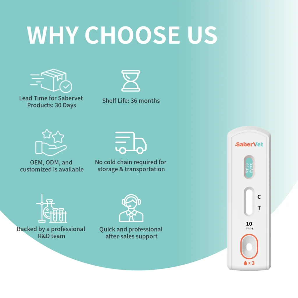 Salmonella Antigen rapid test advantage